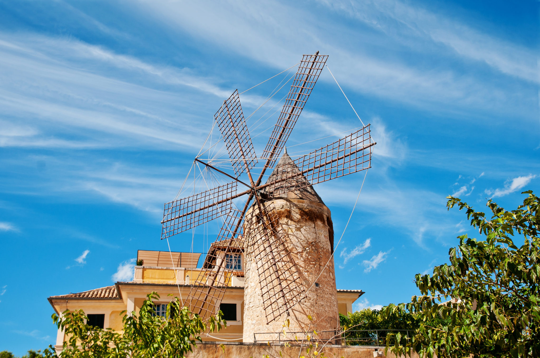 Mallorquinische Windmühle auf Mallorca
