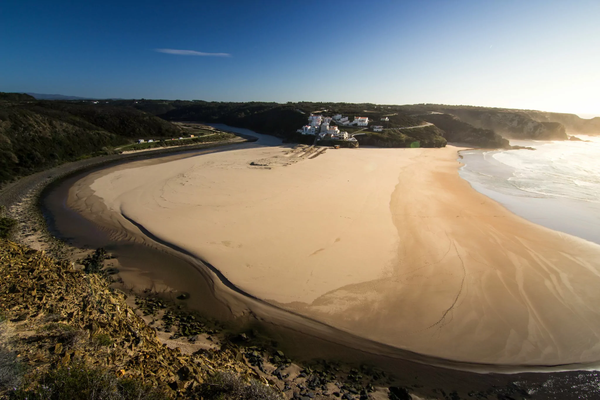 Praia de Odeceixe südlich des Alenetejo