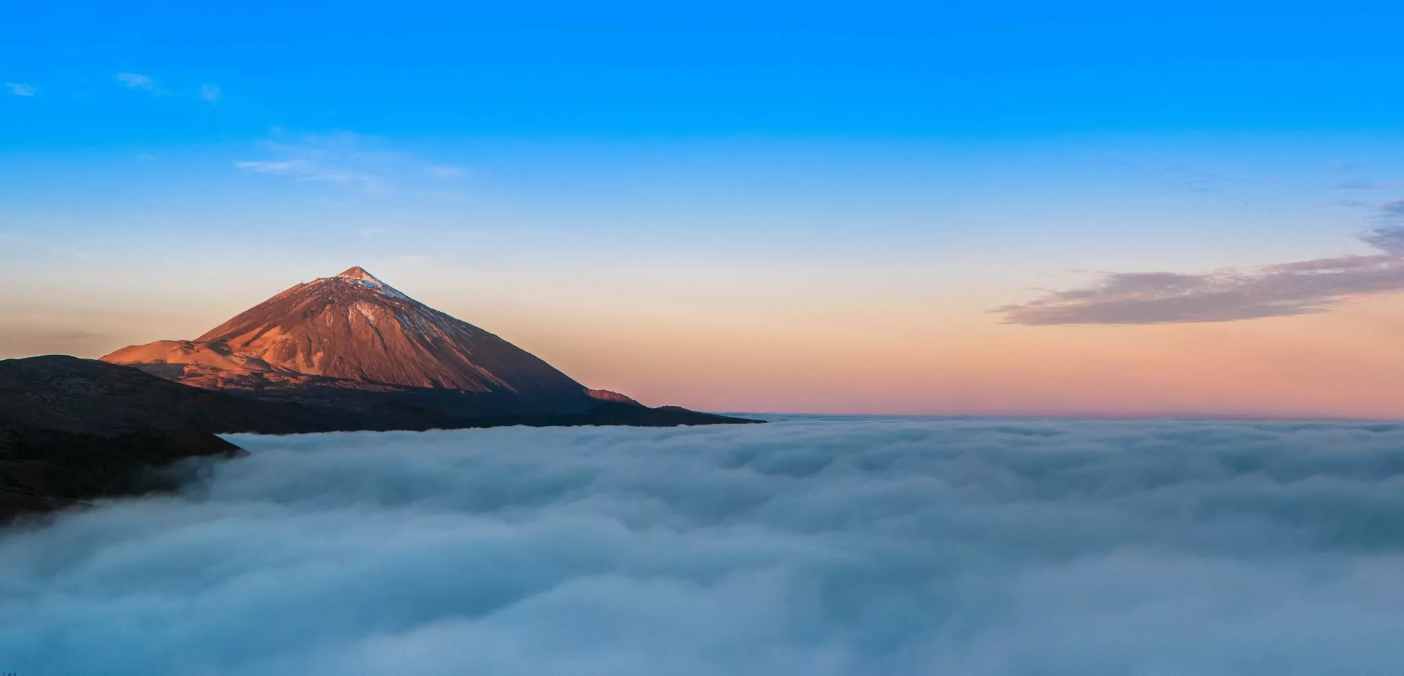 Blick auf den Teide auf Teneriffa