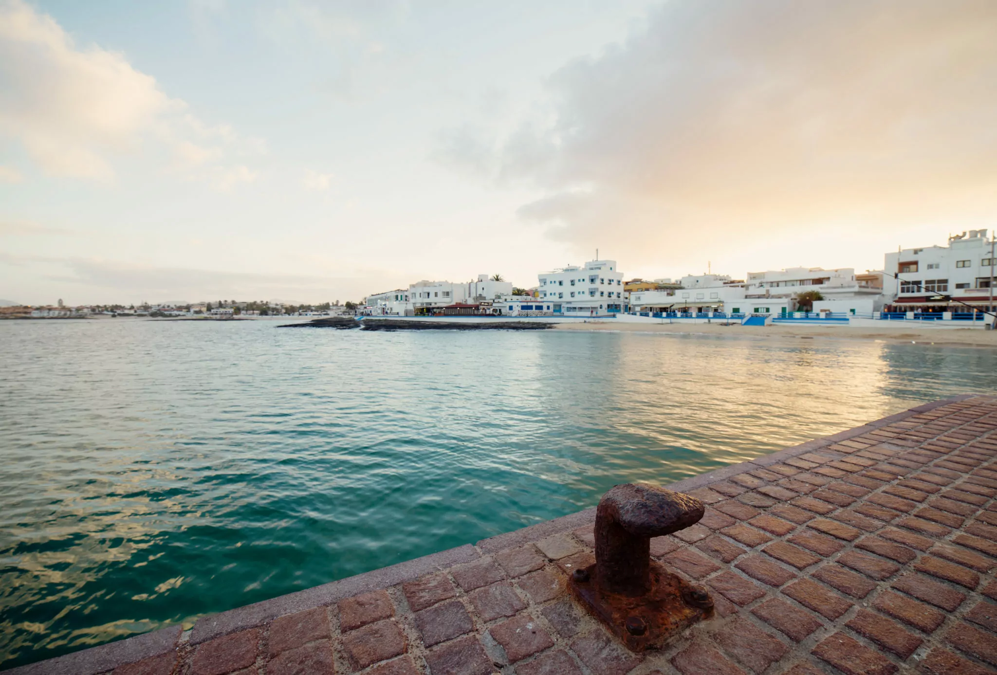 Abendlicher Blick auf Corralejo