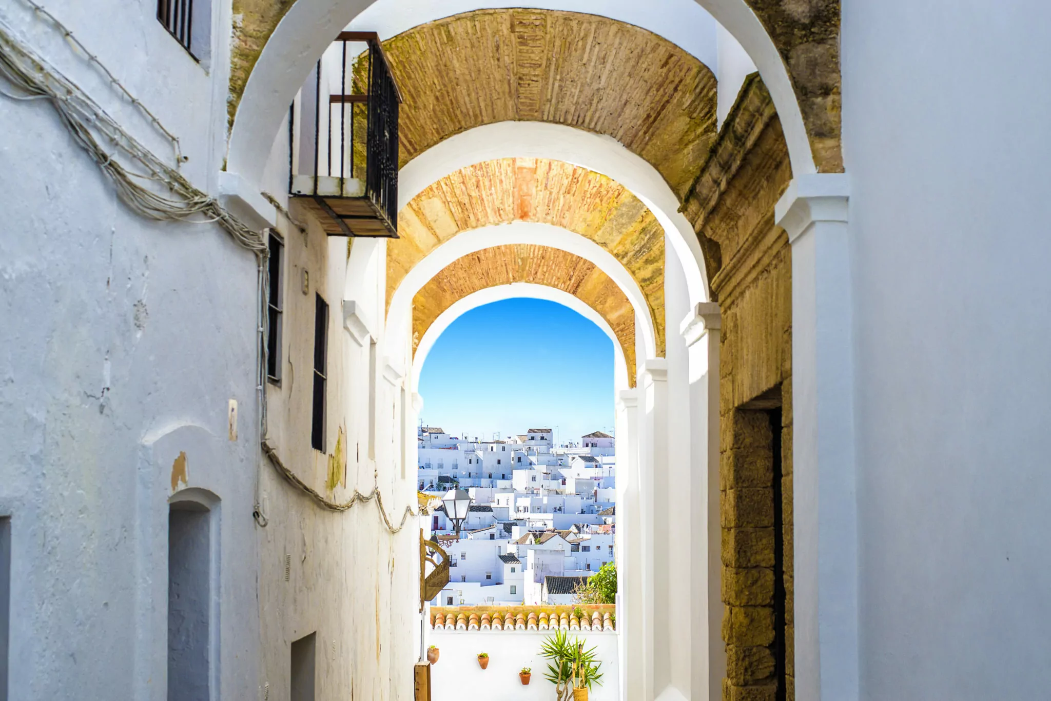 Vejer De La Frontera in Andalusien